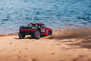 ARRMA MOJAVE 6S V2 BLX Desert Racer RC Short Course Truck Electric Brushless 4WD 1/7 Scale RTR - Red/Black image 127817