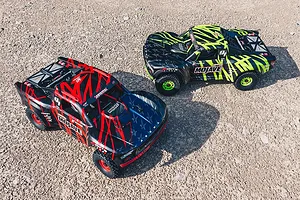 ARRMA MOJAVE 6S V2 BLX Desert Racer RC Short Course Truck Electric Brushless 4WD 1/7 Scale RTR - Red/Black image 127821