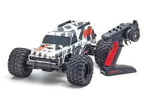 Kyosho Mad Wagon VE RC Monster Truck Electric Brushless 4WD 1/10 Scale RTR - Black/White image 127916