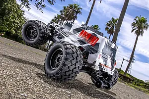 Kyosho Mad Wagon VE RC Monster Truck Electric Brushless 4WD 1/10 Scale RTR - Black/White image 127919
