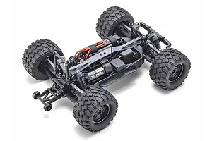 Kyosho Mad Wagon VE RC Monster Truck Electric Brushless 4WD 1/10 Scale RTR - Black/White image 127921