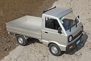 WPL D12 RC Drift Kei Truck Electric 2WD 1/10 Scale RTR - Silver image 127967