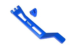 Traxxas Aluminium Battery Hold-Down Strap with Post 2Pcs - Blue
