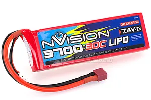 nVision 7.4V 3700mAh 30C Soft Case LiPo Battery image 12801