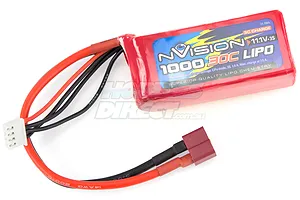 nVision 11.1v 1000mAh 30C LiPo Battery image 12803
