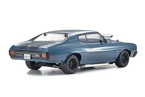 Kyosho Fazer Mk2 1970 Chevrolet Chevelle Supercharged RC Car Electric Brushless 1/10 Scale RTR - Dark Blue image 128130