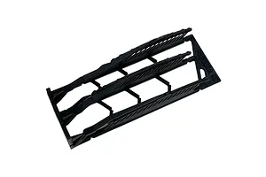 A black plastic sprue containing multiple RC car windscreen wiper components from Pandora RC.