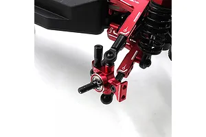 Yeah Racing Aluminium Steering Hubs 2Pcs - Red image 2