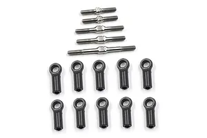 Yeah Racing Titanium Turnbuckle Set with Rod Ends image 128313