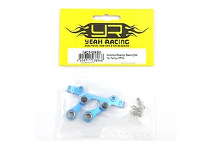 Yeah Racing Aluminium Steering Bellcrank and Drag Link Assembly - Blue image 128366