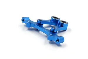Yeah Racing Aluminium Steering Bellcrank and Drag Link Assembly - Blue image 128367