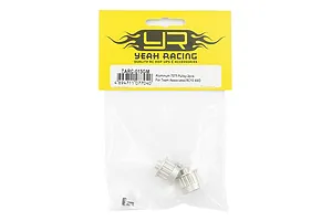Yeah Racing Aluminium Pulleys 2Pcs - Titanium image 3