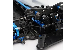Yeah Racing Aluminium Sway Bar Set with Mounts - Blue image 128407