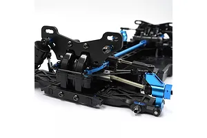 Yeah Racing Aluminium Sway Bar Set with Mounts - Blue image 128408