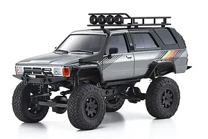 Kyosho Mini-Z Toyota 4Runner Hilux Surf 4x4 RC Rock Crawler Electric 4WD RTR - Dark Grey Metallic image 128455