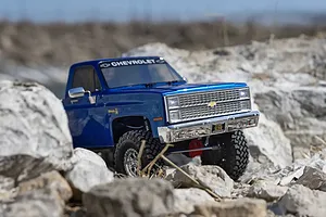 Axial SCX10 III Base Camp '82 Chevy K10 RC Rock Crawler Electric 4WD 1/10 Scale RTR - Blue image 128495