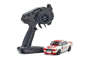 Kyosho Mini-Z Nissan Skyline 2000GT-R RC Drift Car Electric AWD RTR - White/Red image 128505