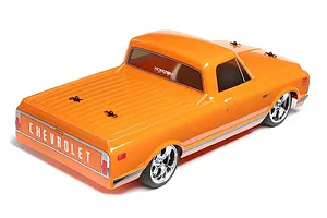 Losi 1972 Chevy C10 V100 RC Pickup Truck Electric AWD 1/10 Scale RTR - Orange image 128508