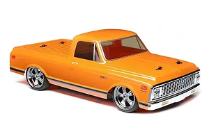 Losi 1972 Chevy C10 V100 RC Pickup Truck Electric AWD 1/10 Scale RTR - Orange image 128509
