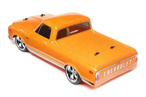 Losi 1972 Chevy C10 V100 RC Pickup Truck Electric AWD 1/10 Scale RTR - Orange image 128510