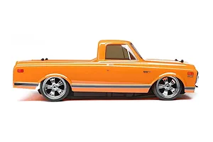 Losi 1972 Chevy C10 V100 RC Pickup Truck Electric AWD 1/10 Scale RTR - Orange image 128511