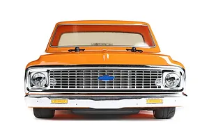 Losi 1972 Chevy C10 V100 RC Pickup Truck Electric AWD 1/10 Scale RTR - Orange image 128512