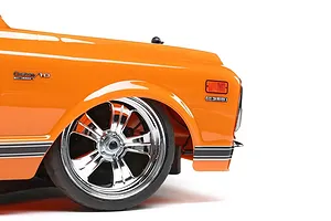 Losi 1972 Chevy C10 V100 RC Pickup Truck Electric AWD 1/10 Scale RTR - Orange image 128515