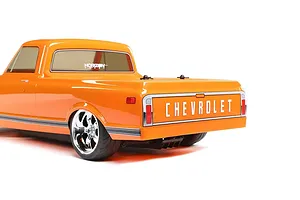 Losi 1972 Chevy C10 V100 RC Pickup Truck Electric AWD 1/10 Scale RTR - Orange image 128516