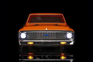 Losi 1972 Chevy C10 V100 RC Pickup Truck Electric AWD 1/10 Scale RTR - Orange image 128517