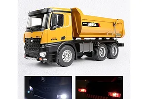 HuiNa 1582 RC Dump Truck 6WD 1/14 Scale RTR - Yellow image 128534
