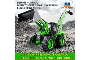 HuiNa 1579 RC Excavator Electric 4WD 1/14 Scale RTR - Green image 128542