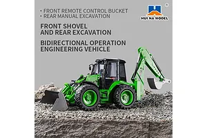 HuiNa 1579 RC Excavator Electric 4WD 1/14 Scale RTR - Green image 128545