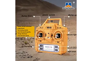 HuiNa 1536 RC Dump Truck Electric 8WD 1/14 Scale RTR - Yellow image 128558