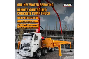 HuiNa 1381 RC Concrete Pump Truck Electric 2WD 1/18 Scale RTR - Grey image 128569