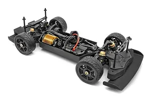 Maverick Quantum R Flux 4S RC Muscle Car Electric Brushless 4WD 1/8 Scale RTR - Black/Red image 128685