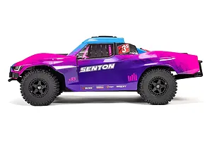ARRMA Senton 223S BLX Short Course Truck Electric Brushless 4WD 1/10 Scale RTR with DSC - Blue image 128885