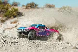 ARRMA Senton 223S BLX Short Course Truck Electric Brushless 4WD 1/10 Scale RTR with DSC - Blue image 128891