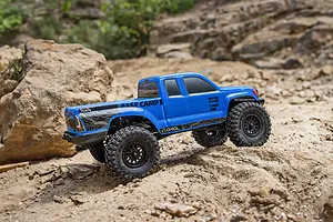Axial SCX24 Base Camp RC Rock Crawler Electric 4WD 1/24 Scale RTR - Blue image 128900