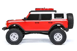 Axial SCX24 2021 Ford Bronco Heritage RC Rock Crawler Electric 4WD 1/24 Scale RTR - Red image 129035