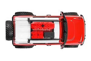 Axial SCX24 2021 Ford Bronco Heritage RC Rock Crawler Electric 4WD 1/24 Scale RTR - Red image 129038