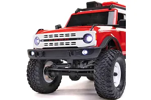 Axial SCX24 2021 Ford Bronco Heritage RC Rock Crawler Electric 4WD 1/24 Scale RTR - Red image 129039