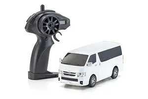 Kyosho First Mini-Z Toyota Hi-Ace Super GL RC Car Electric RTR - White image 129087