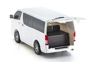 Kyosho First Mini-Z Toyota Hi-Ace Super GL RC Car Electric RTR - White image 129090