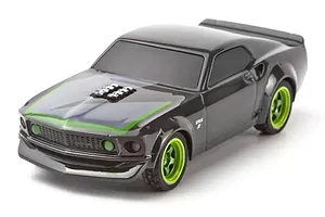 HPI Nano-TTR Vaughn Gittin Jr. 1969 Ford Mustang RC Car Electric RWD 1/64 Scale RTR - Car Only image 129116