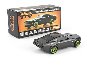 HPI Nano-TTR Vaughn Gittin Jr. 1969 Ford Mustang RC Car Electric RWD 1/64 Scale RTR - Car Only image 129117