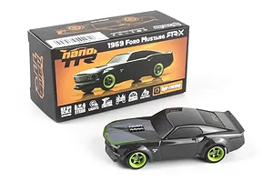 HPI Nano-TTR Vaughn Gittin Jr. 1969 Ford Mustang RC Car Electric RWD 1/64 Scale RTR - Car Only image 129118