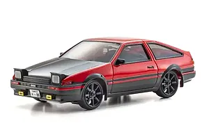 Kyosho First Mini-Z Toyota Sprinter Trueno AE86 RC Car Electric 2WD 1/28 RTR - Red/Black image 129143