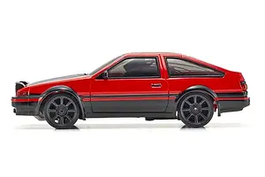 Kyosho First Mini-Z Toyota Sprinter Trueno AE86 RC Car Electric 2WD 1/28 RTR - Red/Black image 129145