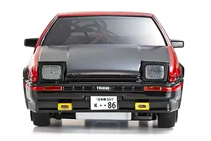 Kyosho First Mini-Z Toyota Sprinter Trueno AE86 RC Car Electric 2WD 1/28 RTR - Red/Black image 129146