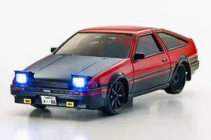 Kyosho First Mini-Z Toyota Sprinter Trueno AE86 RC Car Electric 2WD 1/28 RTR - Red/Black image 129147